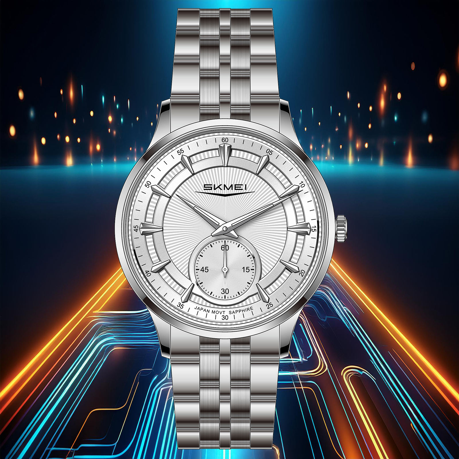 สีเงิน/สีขาว