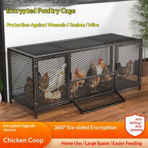 Kandang Ayam Anti-Serigala Ukuran Ekstra Besar - Kandang Galvanis yang Diperkuat untuk Unggas & Kelinci di Halaman Belakang - Product Image 2