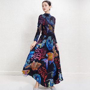 Nhanh Chóng Vận Chuyển Phụ Nữ Hai Mảnh Bộ 2025 <span class=keywords><strong>Miyake</strong></span> Xếp li Giản Dị Bộ Cho Phụ Nữ Áo Và Váy Thiết Lập - Product Image 5