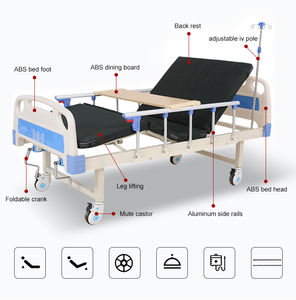 <span class=keywords><strong>Lit</strong></span> d'hôpital manuel JIADUN, <span class=keywords><strong>lit</strong></span> de soins à domicile avec garantie de 3 ans, capacité de 260 kg pour une utilisation à domicile et en clinique - Product Image 4
