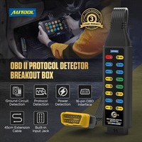 Autool Obd2 Breakout, Adaptador Obd 2, Protocolo Automotriz, Caja de Prueba Automotriz, Conector Automotriz, Detector de Automóviles