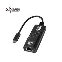 Adaptateur Ethernet USB 3.0 vers RJ45 1000 Mbps Adaptateur réseau LAN portable pour les voyages, la maison et le bureau