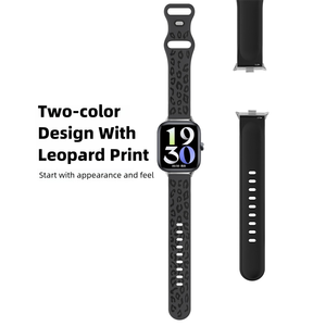 Uhren armband für Vivo Uhr <span class=keywords><strong>3</strong></span>/Uhr GT Leoparden muster Schnell verschluss Wasserdichtes Silikon Ersatz verstellbares Armband Männer Frauen - Product Image 6