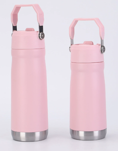 แก้วน้ำสแตนเลสสุญญากาศแบบมีหูหิ้ว ฝาปิดแบบพลิกได้ เก็บอุณหภูมิ - Product Image 4