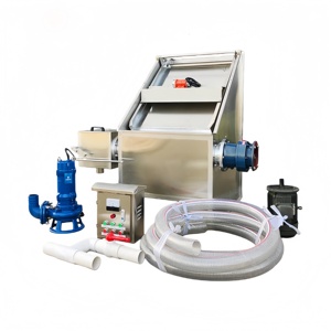 Séparateur solide-liquide à tamis oblique entièrement automatique pour l'agriculture : idéal pour les solutions aqueuses de fumier animal - Product Image 3