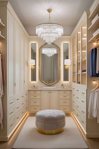 Armadio Moderno Integrato con Toeletta, Cabina Armadio Personalizzata per Camera da Letto - Product Image 3