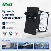 Disjoncteur miniature magnétique hydraulique BSB B2 en plastique, 2 pôles, 3 kA, 50/60 Hz, 50 A pour équipement PDU UPS