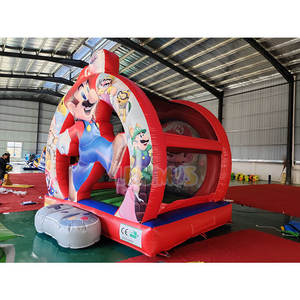 บ้านลมเด็กเล่นลายมาริโอ้ ดีไซน์ใหม่ บ้านเด้งดึ๋งสำหรับเด็กเล็ก ทำจากพีวีซีหนา 0.55 มม. - Product Image 2