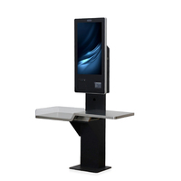 Kiosque de paiement en libre-service mural de 27 pouces, écran tactile interactif, scanner, terminal de point de vente, RFID, NFC, paiement sans argent liquide pour usage commercial