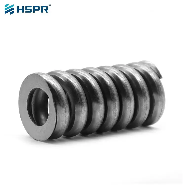 Özel siyah ağır isıya dayanıklı Metal çelik karbon çelik helisel römork bobin sıkıştırma yayı