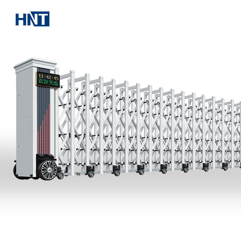 HNT Automated Aluminum Entrance Barrier Security Front Gate Fence ...