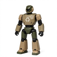 Umweltfreundliche Actionfigur Roboter-Kunstspielzeug aus recyceltem Kunststoff, Ausstellungsmodell, Sci-Fi-Geschenkspielzeug