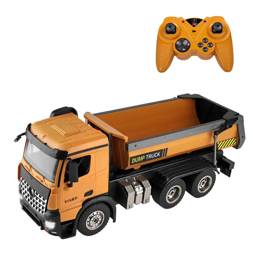 WLToys 1:14 Scale 14600 Alloy Strong Power Dump Construction Truck Excavator Toys RTR Remote Control RC Cars and Trucks for Sale