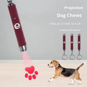 Vui Cat laser chiếu Keychain mini Kim Loại Led đèn pin dài khoảng cách chiếu Pet ánh sáng cho khuyến mại Carabiner - Product Image 4