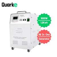 Générateur solaire Quarke Africa à prix avantageux, station d'alimentation portable 1000w, tout-en-un, onduleur portable avec batterie pour la maison