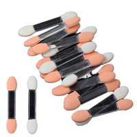 Hadiyah Beauty – Nouvelle collection de pinceaux de luxe jetables pour fard à paupières, double face, éponge, poils de Kolinsky, manche serti, pour nail art