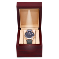 FADELI fashion – boîte cadeau de montre en bois personnalisée, bon marché, emballage avec lumière LED