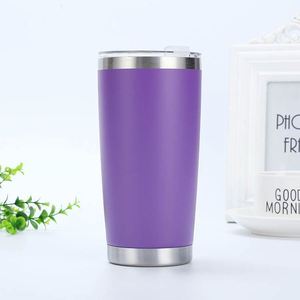 Maxfree Tasse isotherme de 20 oz en acier inoxydable à double paroi, avec logo, pour café et eau, idéale comme cadeau dentaire - Product Image 1
