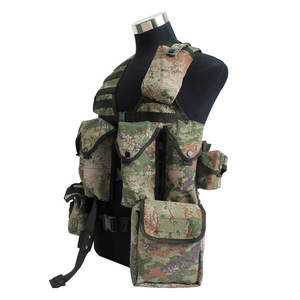Gilet tactique camouflage portable personnalisé Oxford Multifonctionnel Véritable équipement sportif Cs Imperméable Fermeture éclair Mode - Product Image 3