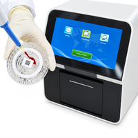 Analyseur de chimie vétérinaire compact avec centrifugation intégrée et imprimante thermique Analyseur de chimie vétérinaire