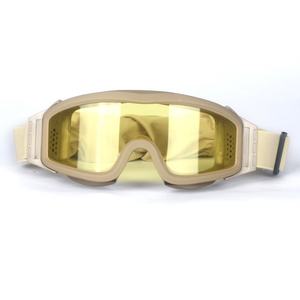 Gafas Tácticas Deportivas Dobles para Niños, Compatibles con Casco FAST Mich AF Rail, Antiviento, Material PC y ABS, para Ciclismo y CS - Product Image 2