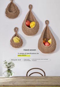 <b>Storage</b> <b>Basket</b> Hanging <b>Wall</b> Vegetable Organizer Container Decor <b>for</b> Kitchen Garden Mount <b>Wall</b> Plant Flower Onion <b>Storage</b> - Product Image 4