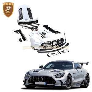 कार बॉडी किट बम्पर होंठ ब्लैक सीरीज स्टाइल रियर स्पॉइलर के लिए रियर स्पॉइलर - Product Image 2