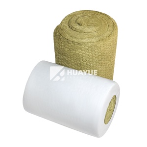 HUAYUE-Couverture en laine de roche de basalte minéral de 1.2m de largeur avec treillis métallique pour l'isolation des chaudières, rouleaux disponibles - Product Image 3