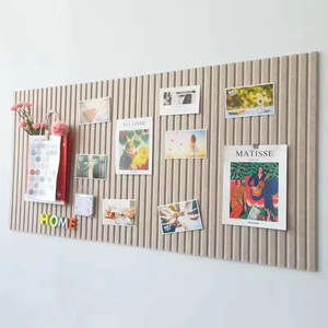 Tableau d'affichage en feutre et liège épaissi, décoratif, grand format, pliable, pour photos, décoration murale pour école, maison, bureau, salle de classe - Product Image 1