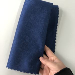 Serviettes de Table Jacquard en tissu <span class=keywords><strong>bleu</strong></span> marine, 50 pièces, en Polyester, pour les Restaurants - Product Image 5