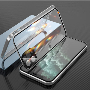 <span class=keywords><strong>Funda</strong></span> Magnética de Doble Cara con Absorción de Impactos <span class=keywords><strong>para</strong></span> Teléfono Móvil <span class=keywords><strong>Samsung</strong></span> <span class=keywords><strong>S22</strong></span> S21 S23 S24 <span class=keywords><strong>Ultra</strong></span>, Cubierta A21 con Electroplacado - Product Image 3