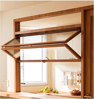 Fenêtre à auvent moderne de luxe en aluminium à cadre étroit et double vitrage pour design de maison contemporaine