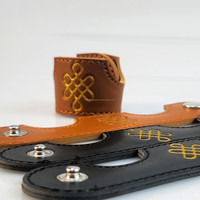 Porte-cigares en cuir de qualité supérieure, design personnalisé, 100% fait main, impression en relief et dorure à chaud, supports à cigares en cuir