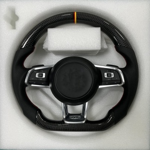 <span class=keywords><strong>Volante</strong></span> de Fibra de Carbono Forjado LED Personalizado para Volkswagen vw Serie GTI/Serie Golf 7R <span class=keywords><strong>Mk7</strong></span> <span class=keywords><strong>Mk7</strong></span>.5 <span class=keywords><strong>GLI</strong></span> con Botón de Encendido - Product Image 6