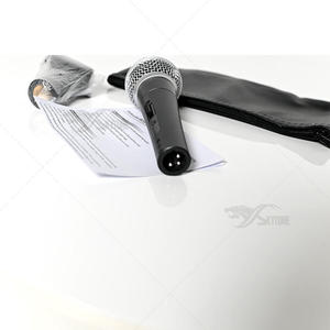 Microphone vocal dynamique cardioïde professionnel 58LC avec interrupteur marche/arrêt pour performances live et karaoké - Product Image 4