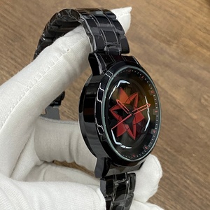 นาฬิกาข้อมือผู้ชาย ดีไซน์รถสปอร์ต กันน้ำ ตัวเรือนโลหะผสม หน้าปัดลายดาวห้าแฉก ดีไซน์ล้อแม็กซ์หมุนได้ - Product Image 3