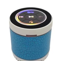 Lecteur MP3 stéréo portable, radio FM, mini haut-parleur sans fil BT, LED RGB, mains libres, fente pour carte TF, home cinéma, téléphone portable