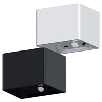 Lampe murale à induction LED pour chambre à coucher, chevet, escalier et couloir - Sans fil, magnétique, à détection de mouvement, veilleuse