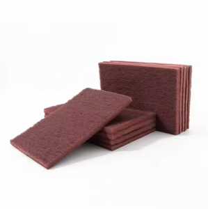 Maroon scuff Pads mục đích chung hình vuông tốt cho bề mặt ô tô chuẩn bị địa phương Chứng Khoán chúng tôi OBM OEM - Product Image 5