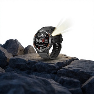 Reloj Inteligente Económico para Exteriores KT76 con Pantalla TFT, Resistente al Agua IP68, Linterna, Botón SOS, Batería de 500 mAh, Llamadas, Aplicación, Natación - Product Image 1