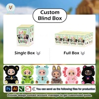 Maßgefertigte Blind Box Figur mit Vinyl-Gesicht und Plüschkörper, Mystery PVC-Spielzeug, Erstellen Sie Ihre Eigene Marke, OEM-Hersteller, Einzigartiges Design