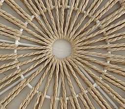 3 Sets Salon Chambre à coucher Naturel Tissé à la Main Seagrass Plat Rond Paniers Muraux Plaques <span class=keywords><strong>Osier</strong></span> Décoration <span class=keywords><strong>Murale</strong></span> - Product Image 6