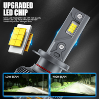 Ampoule de Phare LED Blanche Super Lumineuse 400W 50000lm pour Voiture H4 H7 H13 9005 9006