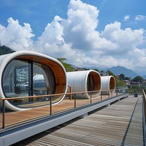 ซีเอ็นที ลดราคาพิเศษ บ้านสำนักงานสำเร็จรูปขนาด 12 ฟุต 20 ฟุต 40 ฟุต พร้อมเฟอร์นิเจอร์ บ้านพักตากอากาศขนาดเล็กสุดหรู - Product Image 2