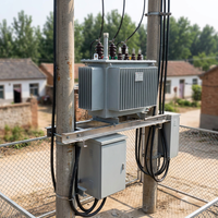 Transformateur de distribution Ximai 100 kVA 33 kV / 415 V triphasé Onan à enroulement en aluminium double enroulement monté sur poteau (5) avec prises hors charge