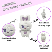 Jouets en peluche personnalisés, animaux en peluche, accessoires porte-clés, porte-clés en peluche personnalisés