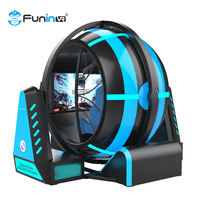 Ganhe dinheiro negócio 3d vr 360 simuladores de vôo máquina de jogo 9d 360 simulador - AliExpress