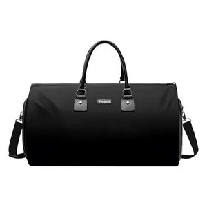 Free sample <b>Folding</b> Gym Travel Garment Suit Clothing Dust <b>Bag</b>, Hanging Garment Duffle <b>Bag</b>, Large Capacity, Wholesale - Product Image 2