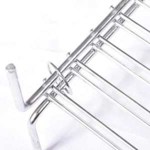 Cestello per Griglia BBQ Verticale 15 Bar 25x35 cm in Acciaio Inox 304 e Legno Accessorio per Cucina Esterna con Confezione - Product Image 1