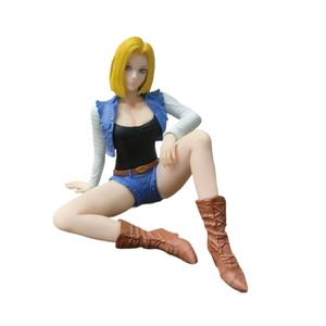 Super Saiyans GK No. 18 Nouveau modèle Frozen PVC Jouet 1/60 Échelle Souffleur D'air Boîte Denim Vêtements Lajali Posture Assise 14 + - Product Image 5